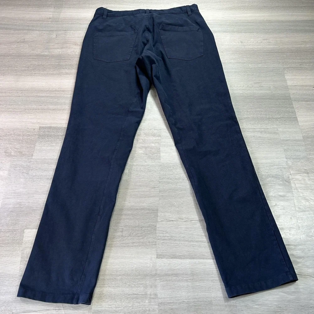 GoodMan Brand Pants‎ Mens 32x32 Blue Stretch Chino Straight Leg Casual Everyday